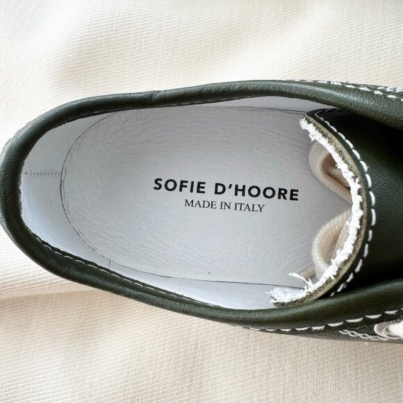 Sofie D'Hoore "Frida" Low Top Sneakers in Green, size 36 - Picture 2 of 9